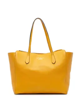 Gucci Pre-Owned: Жёлтая сумка-шоппер 