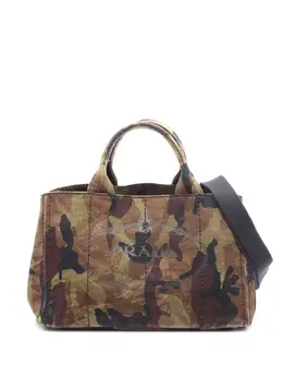 Prada Pre-Owned: Коричневая сумка 