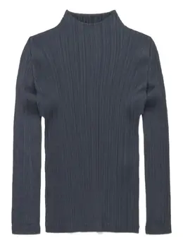 Pleats Please Issey Miyake: Тёмный топ 