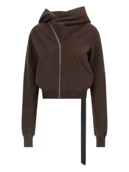 Rick Owens DRKSHDW: Коричневая толстовка 