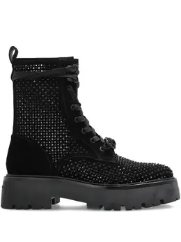 Kurt Geiger London: Чёрные ботинки 