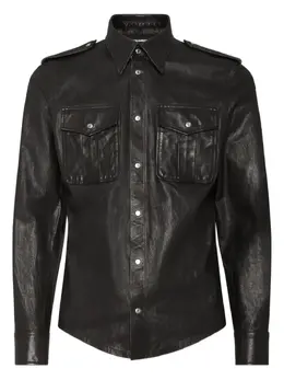 DSQUARED2: Кожаная рубашка 