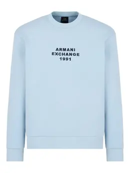 Armani Exchange: Свитшот с вышивкой 