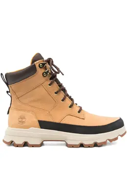 Timberland: Светлые ботинки 