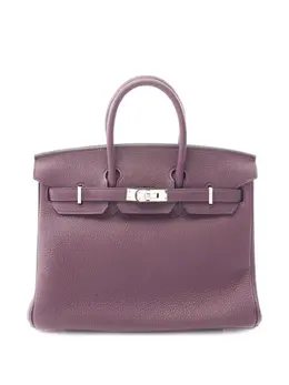 Hermès Pre-Owned: Серебристая сумка 