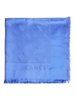 Lancel: Голубой шарф 