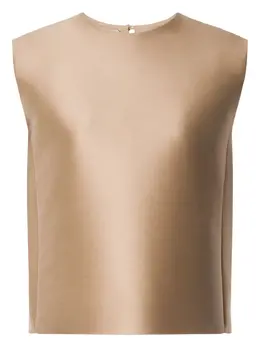 Alberta Ferretti: Атласный топ 