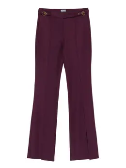 Versace Jeans Couture: Бордовые брюки 