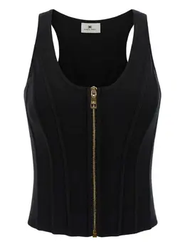 Elisabetta Franchi: Чёрный топ 