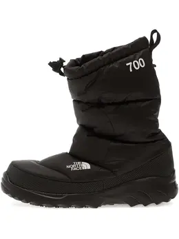 The North Face: Чёрные кроссовки  Nuptse