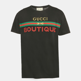 Gucci: Чёрная футболка 
