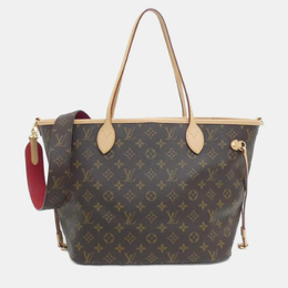 Louis Vuitton: Коричневая сумка  Neverfull