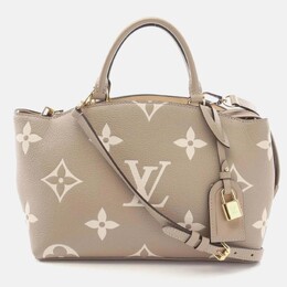 Louis Vuitton: Бежевая сумка 