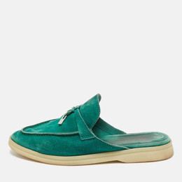 Loro Piana: Зелёные сабо 