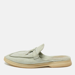 Loro Piana: Голубые сабо 