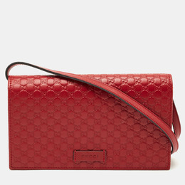Gucci: Красный кошелёк 