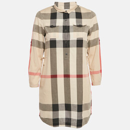 Burberry Kids: Бежевые платья 