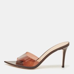 Gianvito Rossi: Коричневые сандалии  Elle