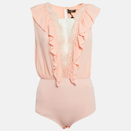 Elisabetta Franchi: Оранжевый боди 