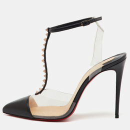 Christian Louboutin: Чёрные сандалии 