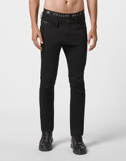Philipp Plein: Зауженные джинсы 