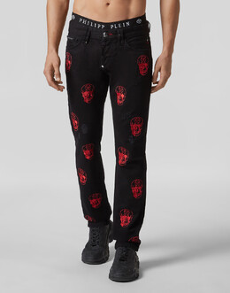Philipp Plein: Прямые джинсы 