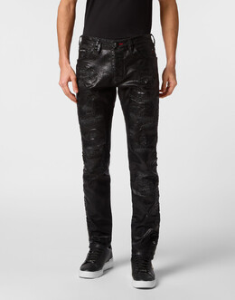 Philipp Plein: Прямые джинсы 