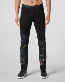 Philipp Plein: Прямые джинсы 