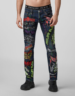 Philipp Plein: Прямые джинсы 