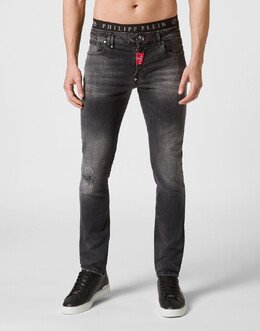 Philipp Plein: Прямые джинсы 