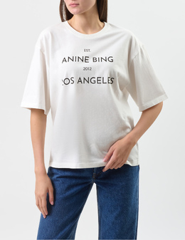 ANINE BING: Белая футболка 