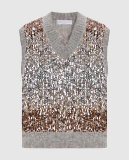 Brunello Cucinelli: Сірі жилети 