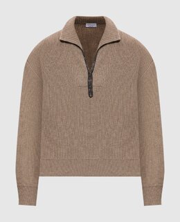 Brunello Cucinelli: Бежевый свитер 