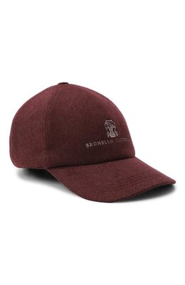 Brunello Cucinelli: Бордовая кепка 