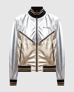 Palm Angels: Серебристая куртка 