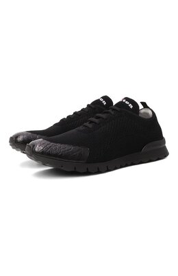 Kiton: Чёрные кроссовки 