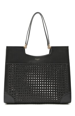 Dolce & Gabbana: Чёрная сумка  Sicily Medium