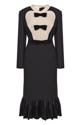Valentino: Платье из шерсти 