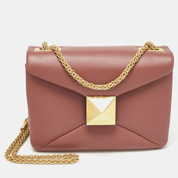 Valentino: Коричневая сумка  ONE STUD