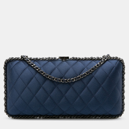 Chanel: Голубой клатч 