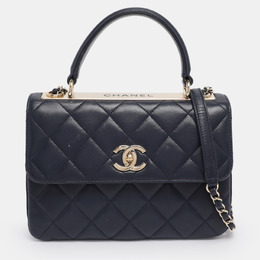 Chanel: Голубая сумка на руку 