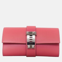Hermes: Розовый клатч 