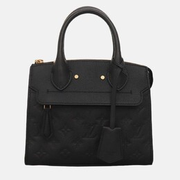 Louis Vuitton: Чёрная сумка  Pont Neuf