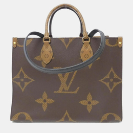 Louis Vuitton: Коричневая сумка 