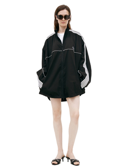 Balenciaga: Чёрная куртка 