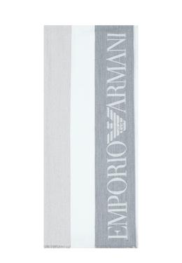 EMPORIO ARMANI: Бежевый шарф 