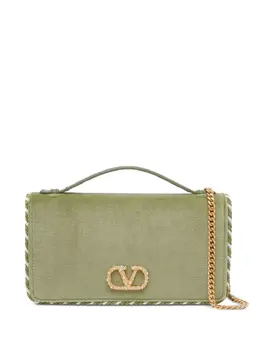 Valentino Garavani: Зелёный клатч 