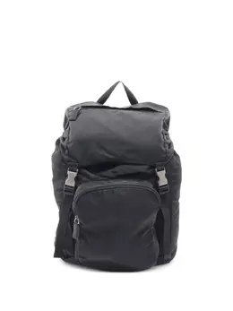 Prada Pre-Owned: Чёрный рюкзак 