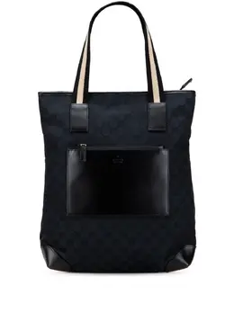 Gucci Pre-Owned: Чёрная сумка-шоппер 