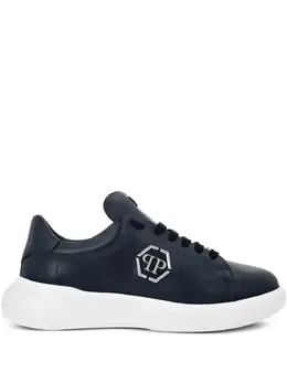 Philipp Plein: Синие кроссовки  Hexagon